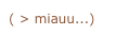 ( > miauu...)